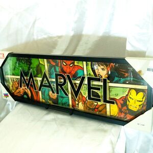 Marvel Comics Retro Framed Wall Art 10x30 Panoramic Sign Avengers